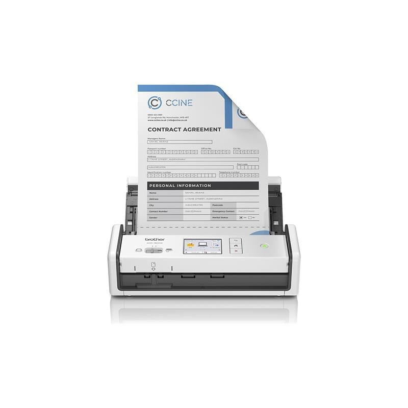 Brother ADS-1800W Scanner ADF 1200 x 1200 DPI A4 Bianco
