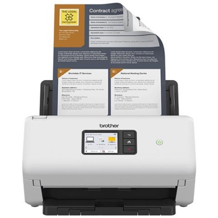 BROTHER ADS-4550W Scanner ADF 600 x 600 DPI Nero, Bianco