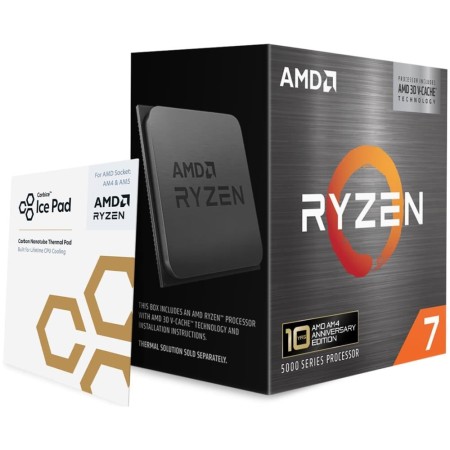 AMD Ryzen 7 5800X3D processore 3,4 GHz 96 MB L3 Scatola