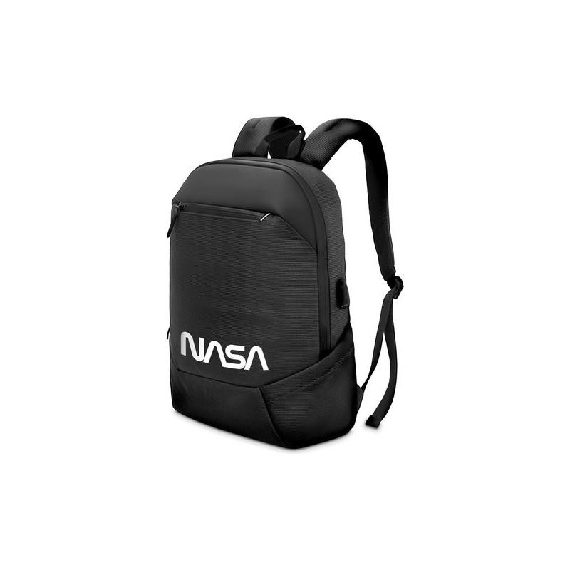 BORSA ZAINO NB 15.6" ATLANTIS NS-KLB200311-A MOD. NASA NERO 1P USB EST. + CAVO