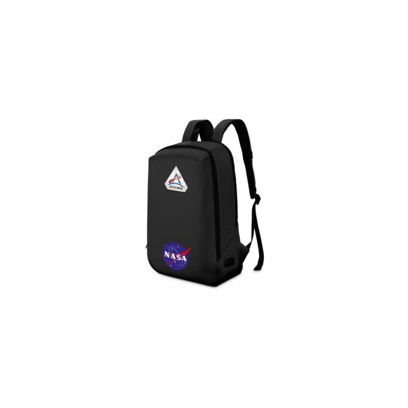 BORSA ZAINO NB 15.6" ATLANTIS NS-KLB200504-B MOD. NASA- NERO USB EST.+ CAVO