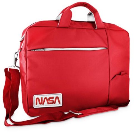 BORSA NB 15.6" ATLANTIS NS-KLM180705-C MOD. NASA-ROSSA DOPPIA TASCA INT + EST