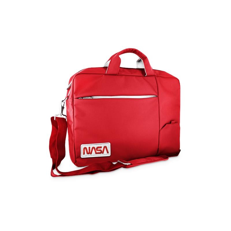 BORSA NB 15.6" ATLANTIS NS-KLM180705-C MOD. NASA-ROSSA DOPPIA TASCA INT + EST